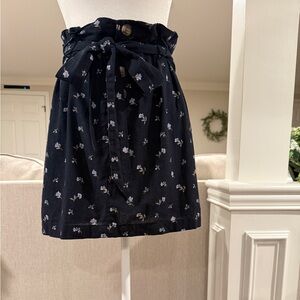 American Eagle Outfitters Blue Floral Mini Skirt Women’s small.